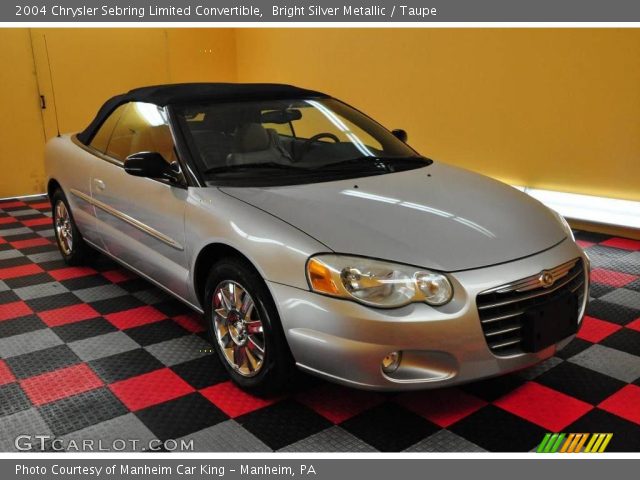 2004 Chrysler Sebring Limited Convertible in Bright Silver Metallic