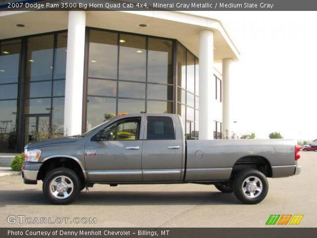 2007 Dodge Ram 3500 Big Horn Quad Cab 4x4 in Mineral Gray Metallic