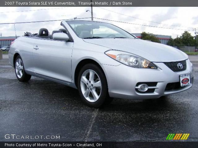 2007 Toyota Solara SLE V6 Convertible in Titanium Metallic