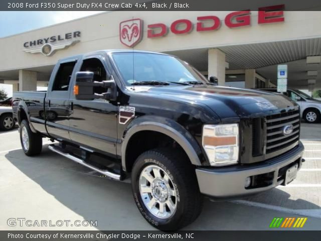 2008 Ford F350 Super Duty FX4 Crew Cab 4x4 in Black