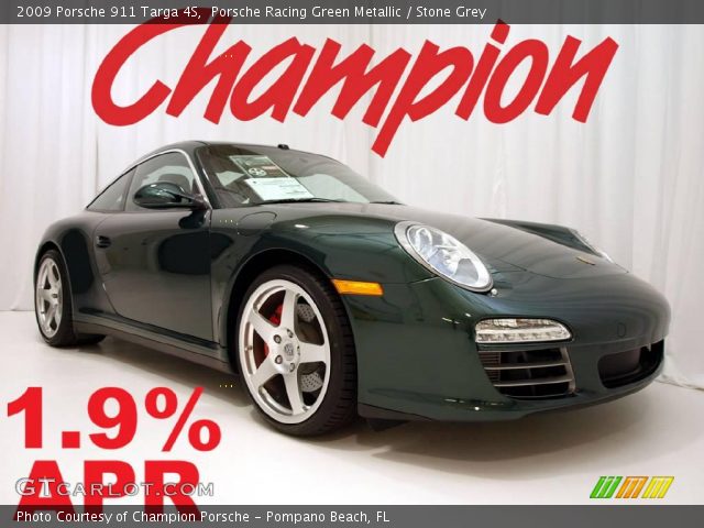 2009 Porsche 911 Targa 4S in Porsche Racing Green Metallic
