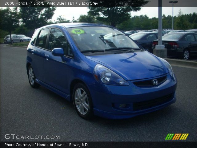 2008 Honda Fit Sport in Vivid Blue Pearl