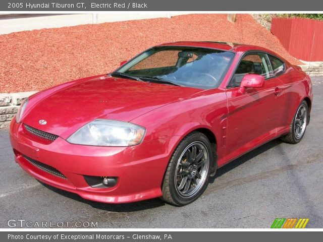 2005 Hyundai Tiburon GT in Electric Red