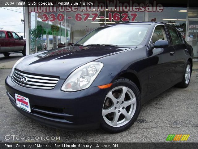 2004 Infiniti G 35 x Sedan in Twilight Blue