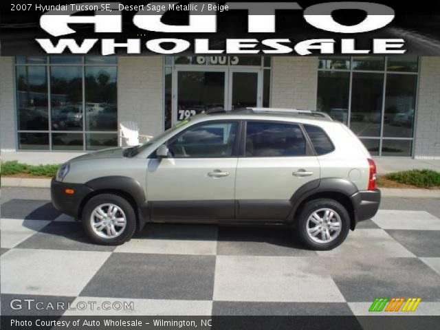 2007 Hyundai Tucson SE in Desert Sage Metallic