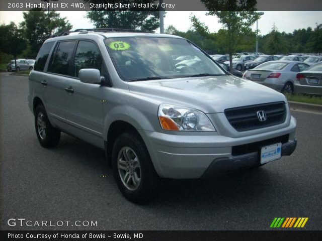 2003 Honda Pilot EX 4WD in Starlight Silver Metallic