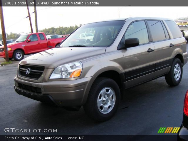 2003 Honda Pilot LX 4WD in Sandstone Metallic