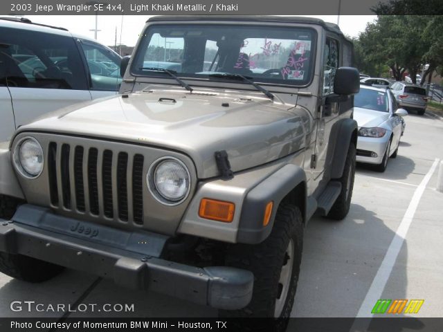 2003 Jeep Wrangler SE 4x4 in Light Khaki Metallic