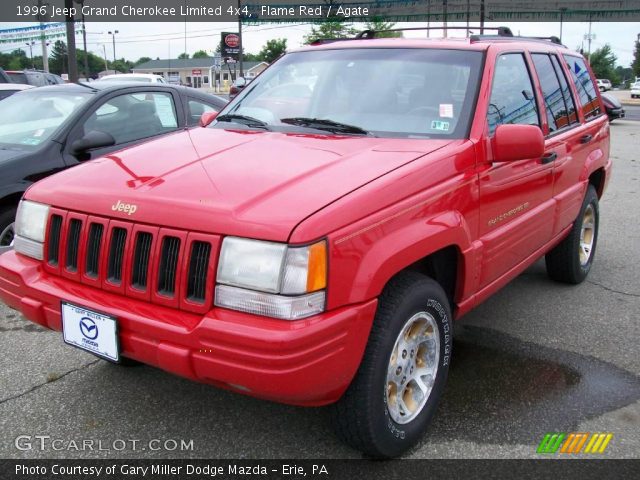 1996 Jeep Grand Cherokee Limited 4x4 in Flame Red
