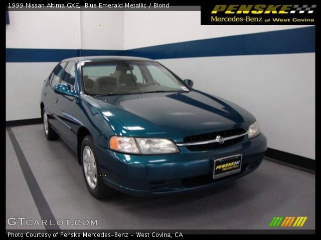 1999 Nissan Altima GXE in Blue Emerald Metallic