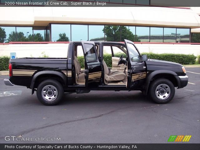 2000 Nissan Frontier XE Crew Cab in Super Black