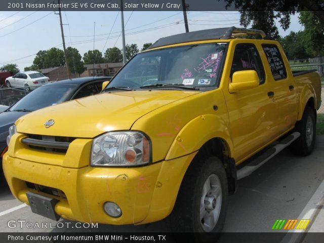 2001 Nissan Frontier SE V6 Crew Cab in Solar Yellow