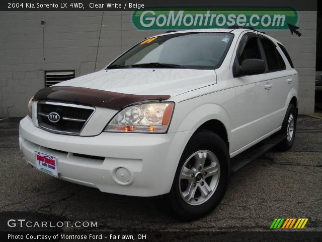 2004 Kia Sorento LX 4WD in Clear White