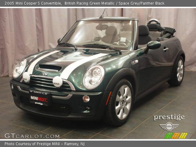 2005 Mini Cooper S Convertible in British Racing Green Metallic