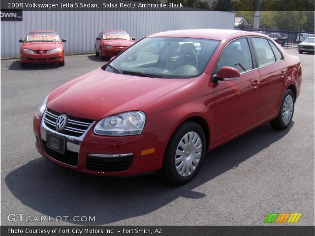 2008 Volkswagen Jetta S Sedan in Salsa Red