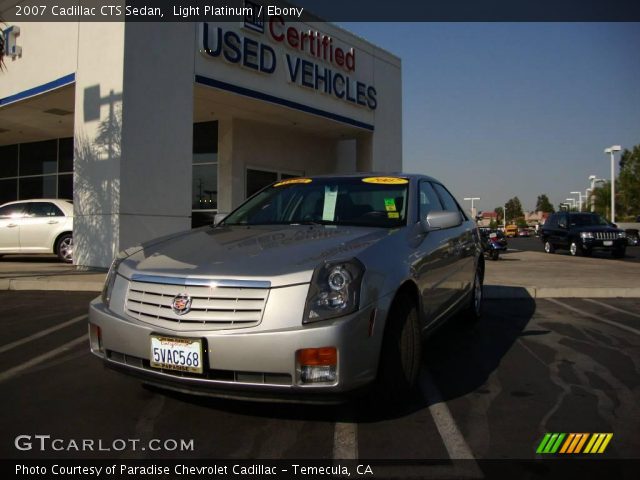 2007 Cadillac CTS Sedan in Light Platinum