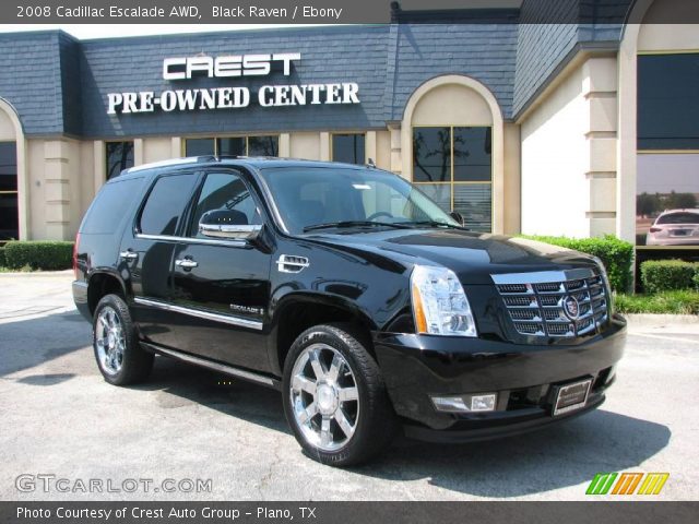 2008 Cadillac Escalade AWD in Black Raven
