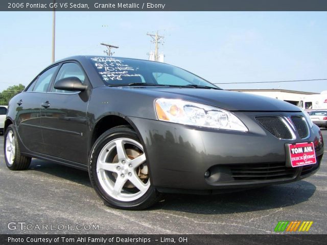 2006 Pontiac G6 V6 Sedan in Granite Metallic
