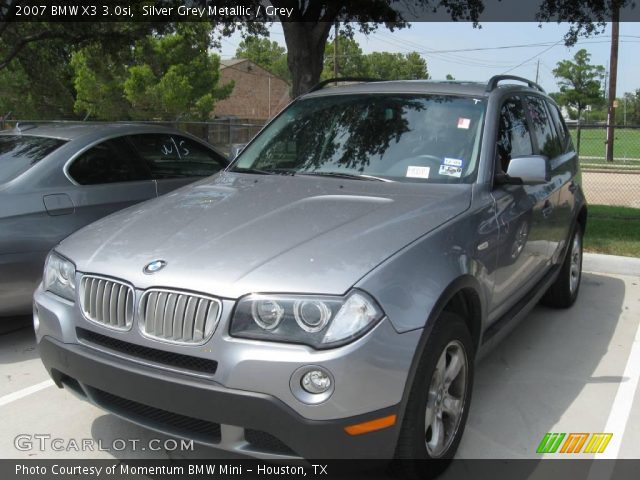 2007 BMW X3 3.0si in Silver Grey Metallic