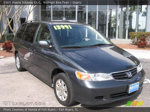 2003 Honda Odyssey EX-L in Midnight Blue Pearl