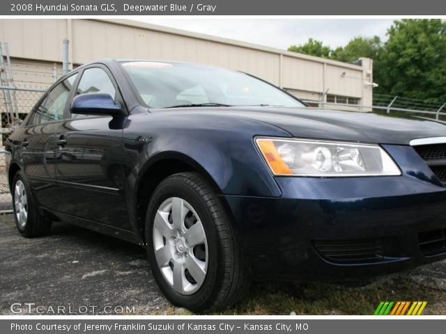 2008 Hyundai Sonata GLS in Deepwater Blue