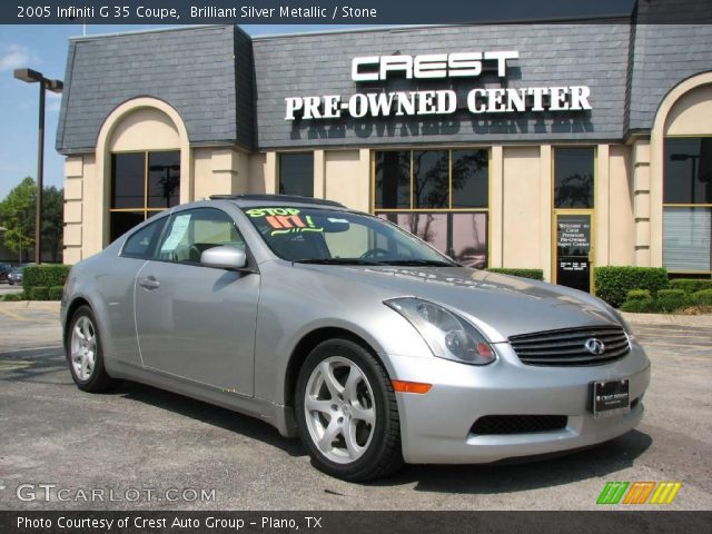 2005 Infiniti G 35 Coupe in Brilliant Silver Metallic