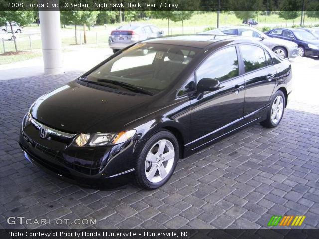 2008 Honda Civic EX Sedan in Nighthawk Black Pearl