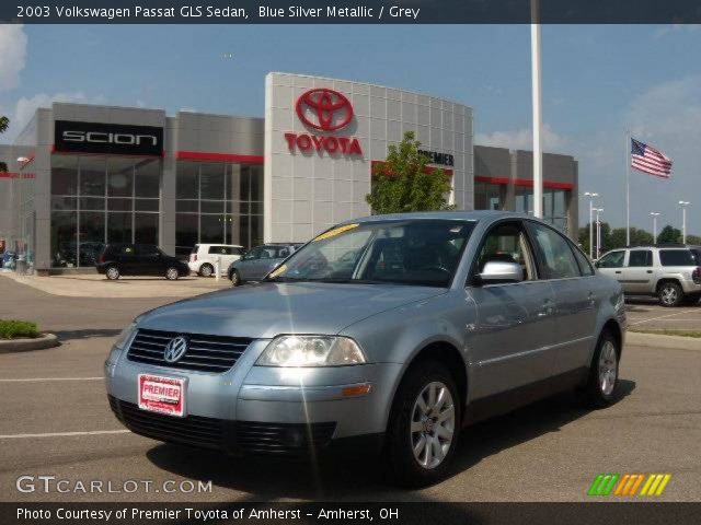 2003 Volkswagen Passat GLS Sedan in Blue Silver Metallic