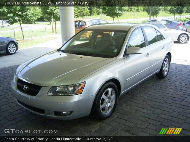2007 Hyundai Sonata SE V6 in Bright Silver