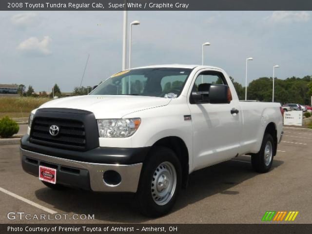 2008 Toyota Tundra Regular Cab in Super White