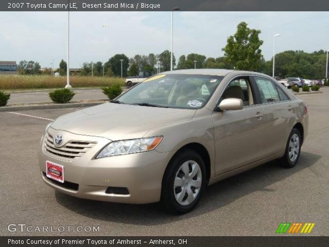 2007 Toyota Camry LE in Desert Sand Mica