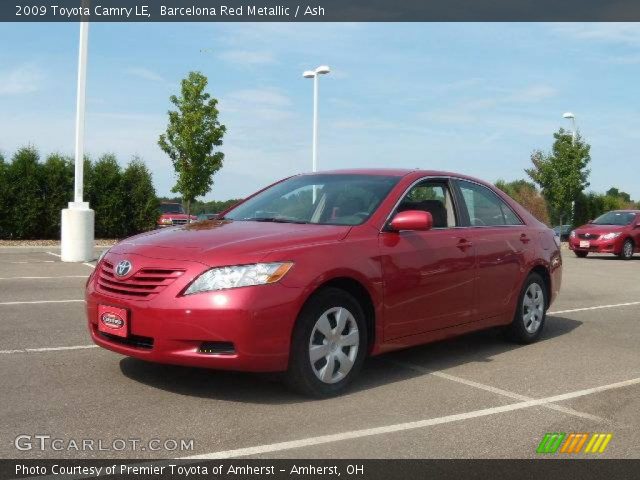 2009 Toyota Camry LE in Barcelona Red Metallic