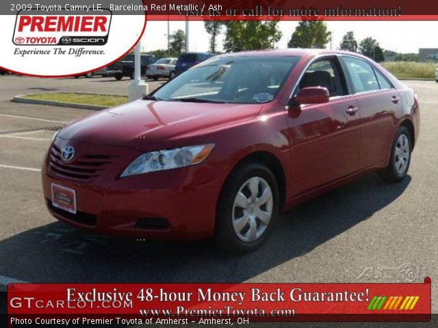 2009 Toyota Camry LE in Barcelona Red Metallic
