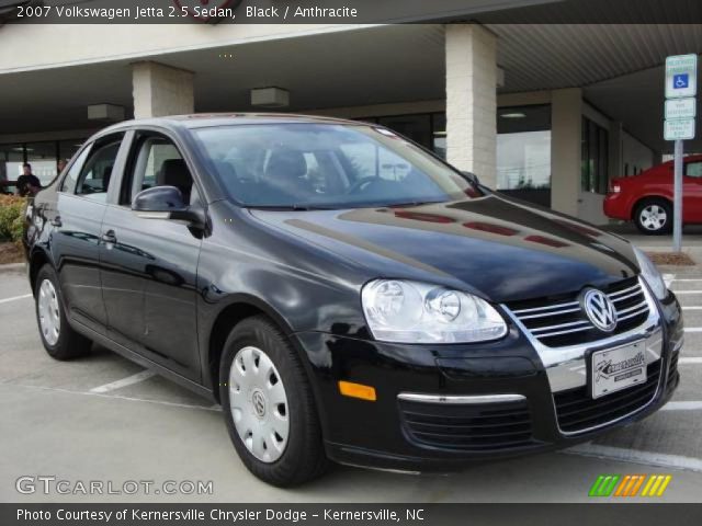 2007 Volkswagen Jetta 2.5 Sedan in Black