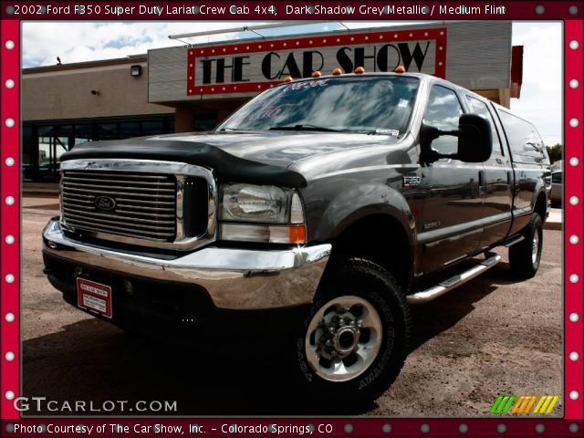 2002 Ford F350 Super Duty Lariat Crew Cab 4x4 in Dark Shadow Grey Metallic