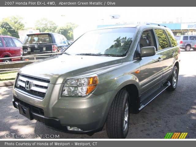 2007 Honda Pilot EX-L 4WD in Aberdeen Green Metallic