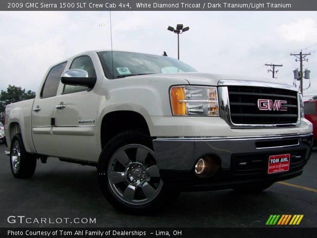 2009 GMC Sierra 1500 SLT Crew Cab 4x4 in White Diamond Tricoat