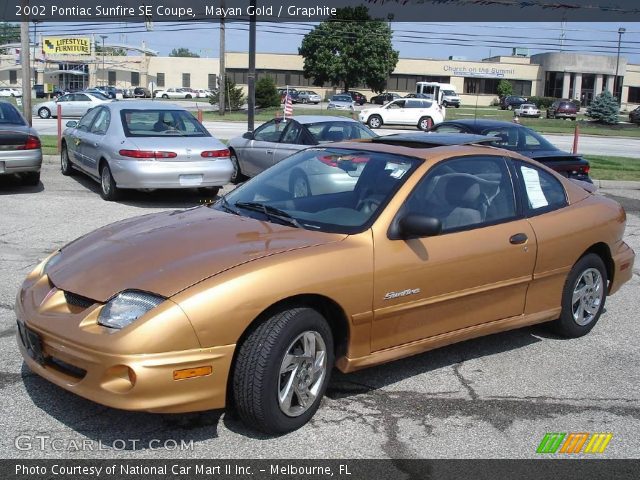 2002 Pontiac Sunfire SE Coupe in Mayan Gold
