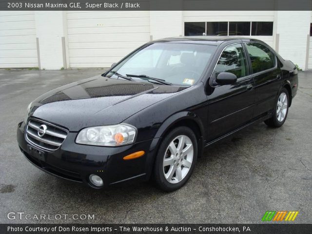 2003 Nissan Maxima GLE in Super Black