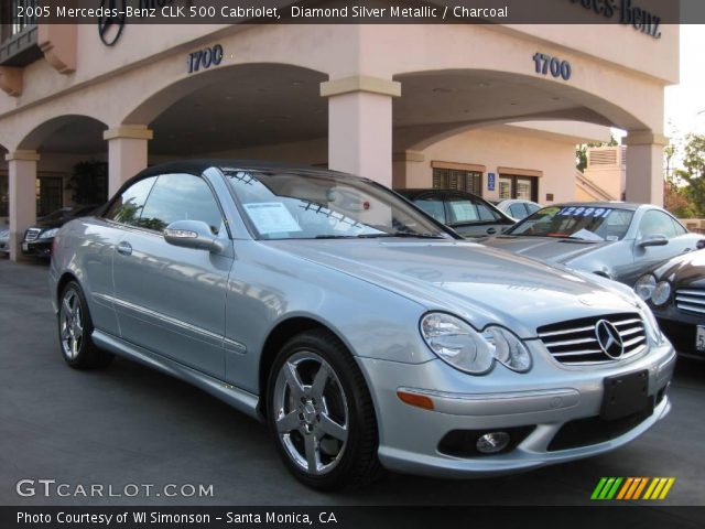 2005 Mercedes-Benz CLK 500 Cabriolet in Diamond Silver Metallic