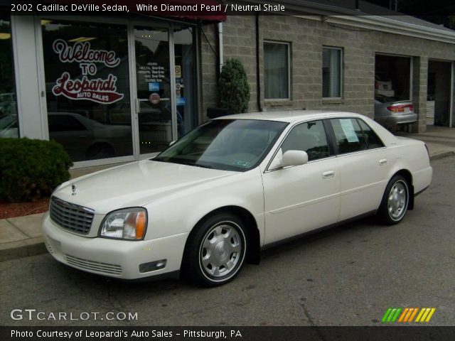 2002 Cadillac DeVille Sedan in White Diamond Pearl