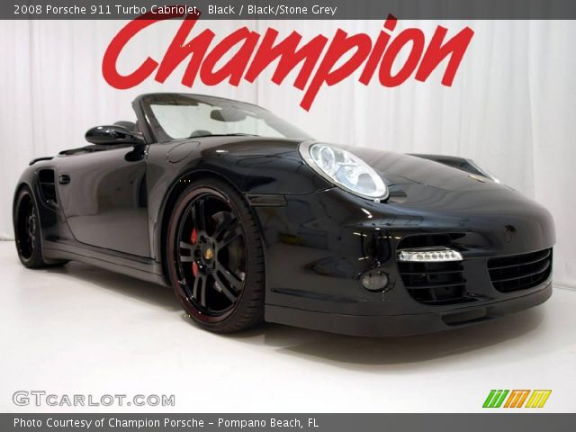 2008 Porsche 911 Turbo Cabriolet in Black