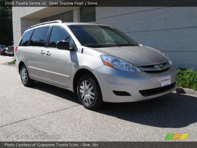 2008 Toyota Sienna LE in Silver Shadow Pearl