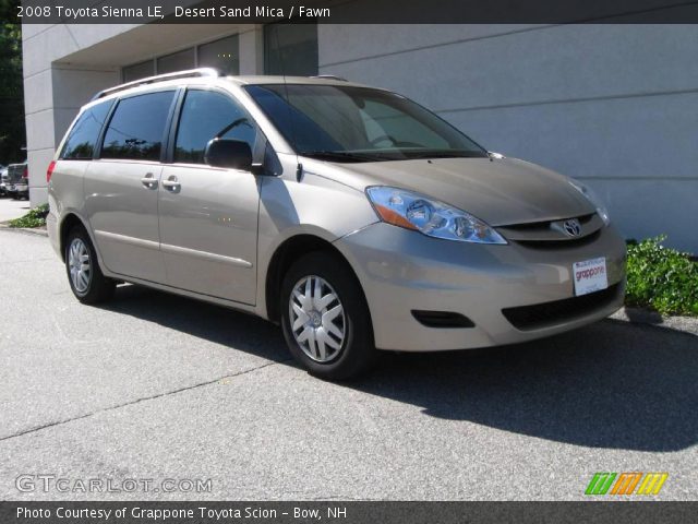 2008 Toyota Sienna LE in Desert Sand Mica