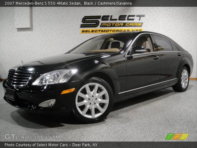 2007 Mercedes-Benz S 550 4Matic Sedan in Black
