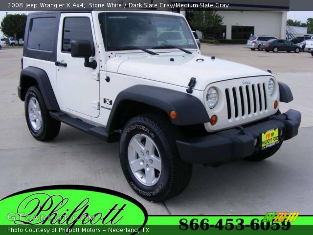 2008 Jeep Wrangler X 4x4 in Stone White