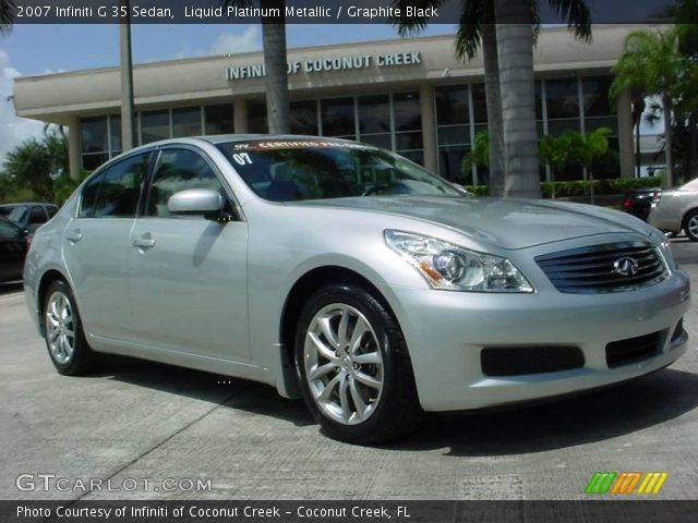 2007 Infiniti G 35 Sedan in Liquid Platinum Metallic