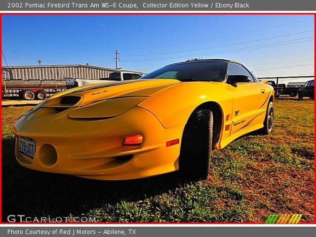 2002 Pontiac Firebird Trans Am WS-6 Coupe in Collector Edition Yellow