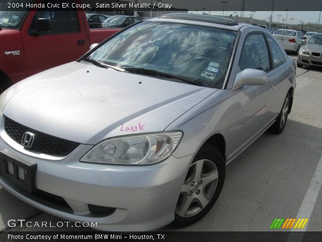 2004 Honda Civic EX Coupe in Satin Silver Metallic