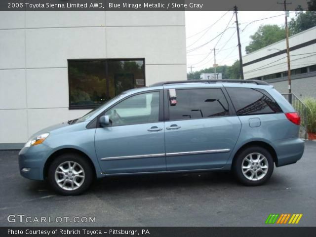 2006 Toyota Sienna Limited AWD in Blue Mirage Metallic